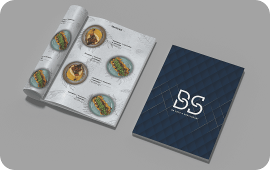 Обложка с примерами применения того или иного брендбука